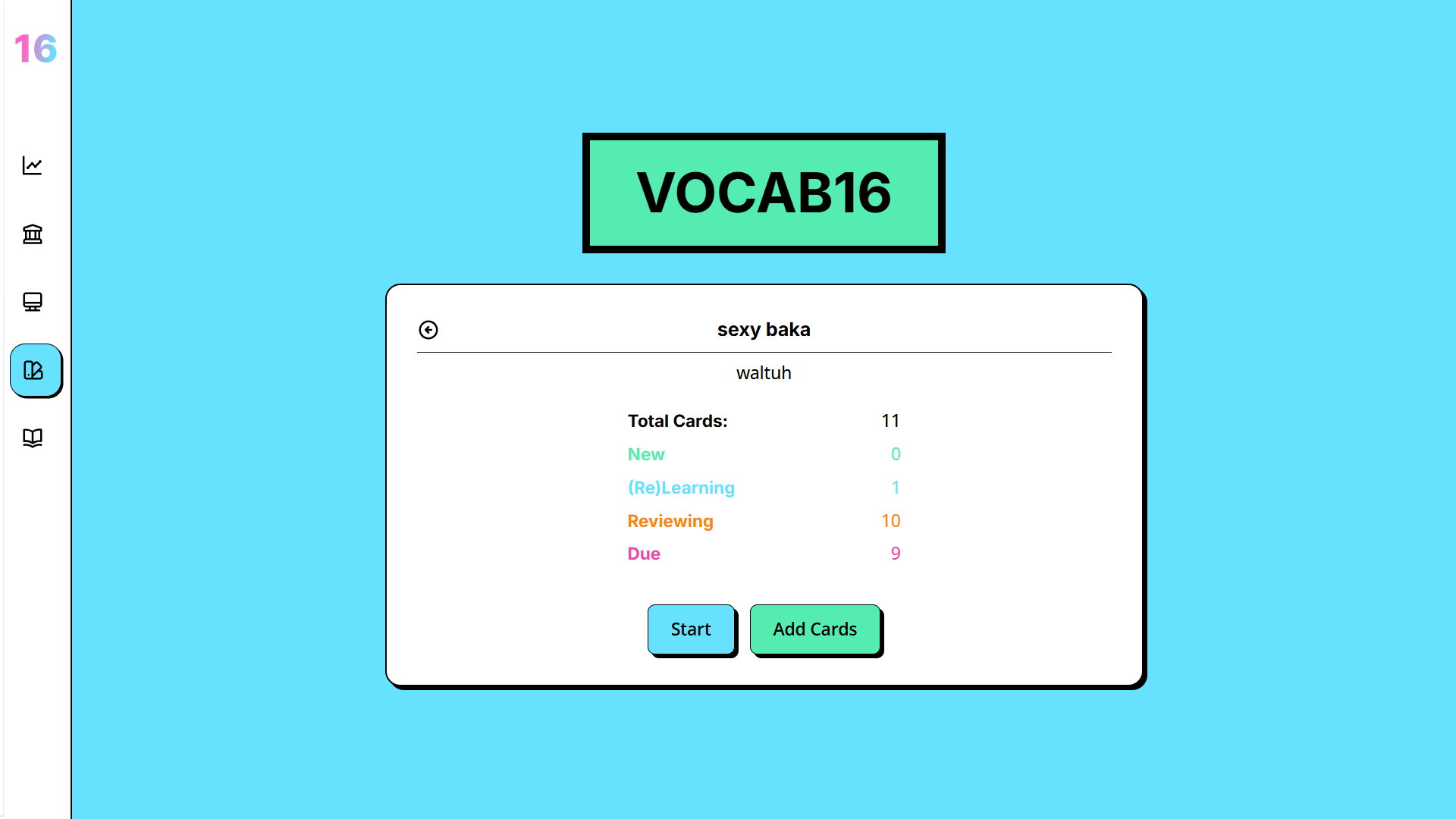 Vocab Tool Demo